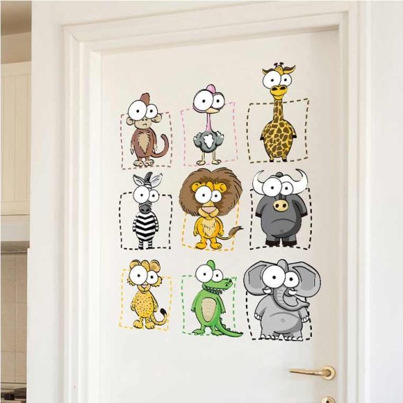  Sticker de perete cu imagini de animale