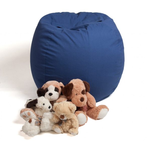 Fotoliu Bean Bag cu suport pentru pluș - Albastru - NORMAL