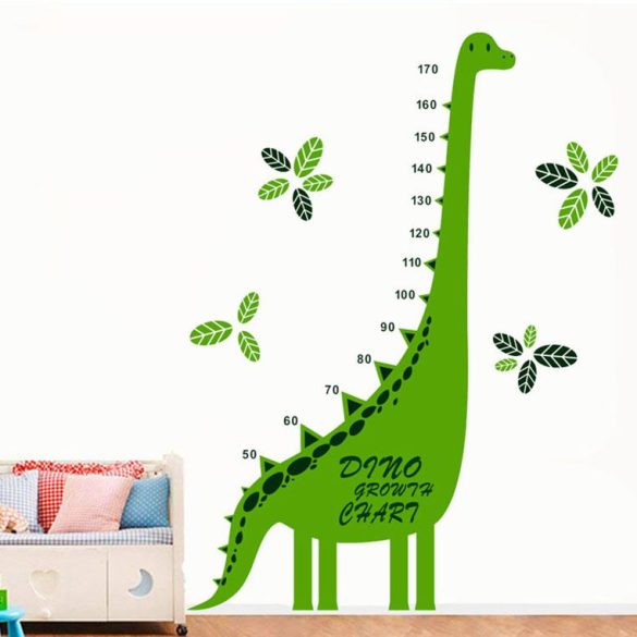 Sticker perete cu dinozaur pentru măsurarea înălţimii