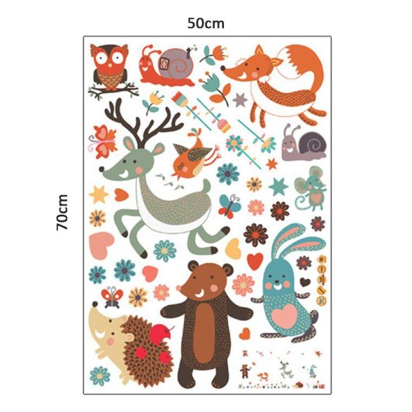 Sticker perete animalele pădurilor, câmpiilor