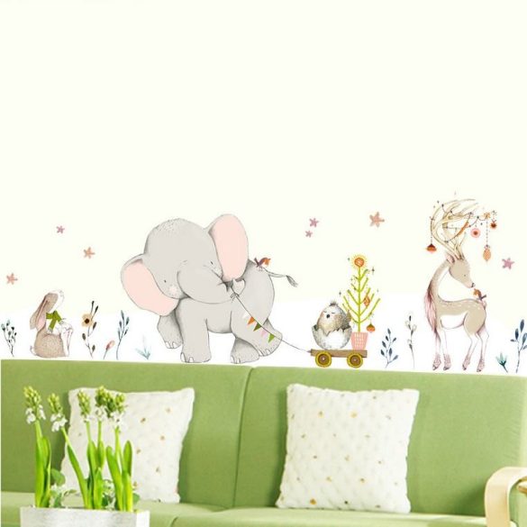Sticker de perete elefant micuț