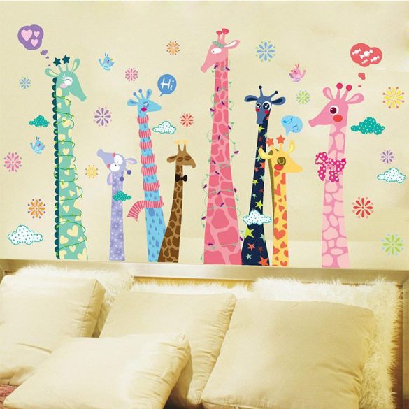 Sticker perete cu girafe