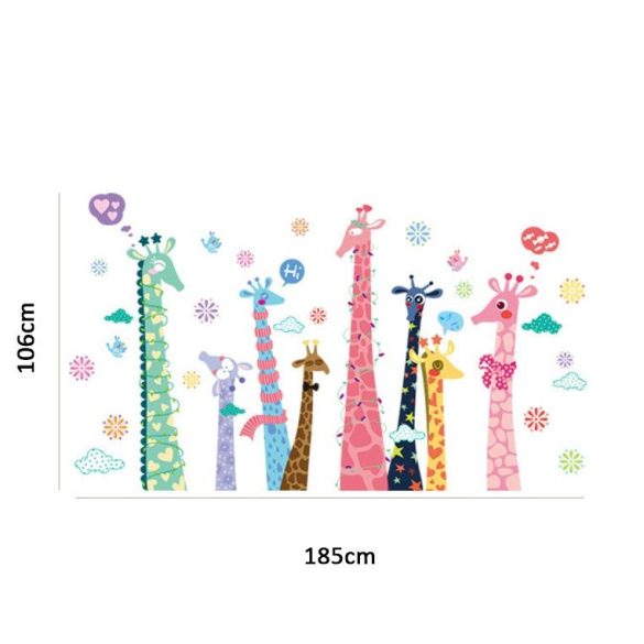 Sticker perete cu girafe