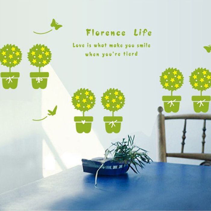 Sticker perete viaţa cu flori